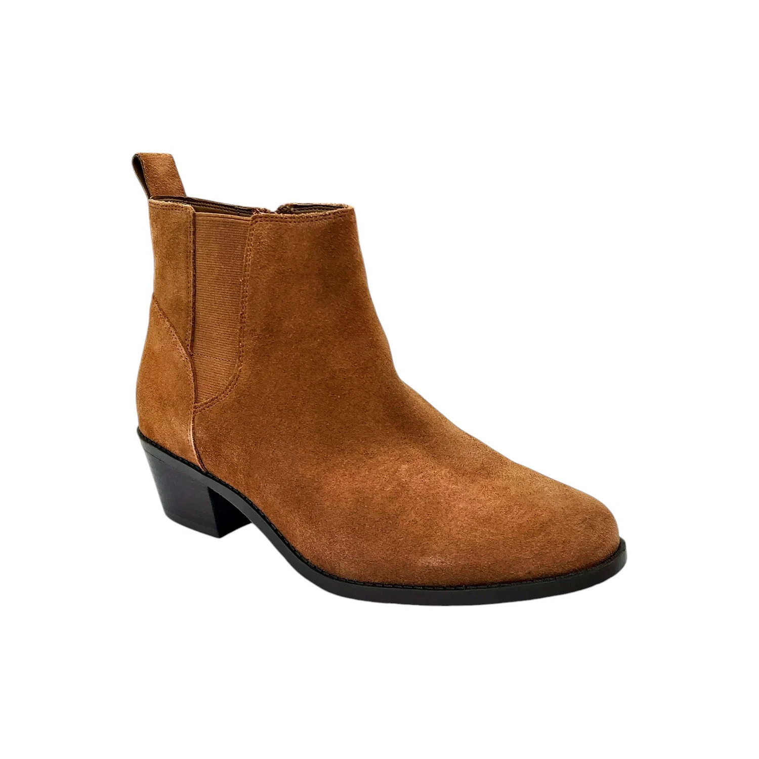Vionic Women's Water-Repellent Suede Ankle Boots Roseland Toffee - Wide